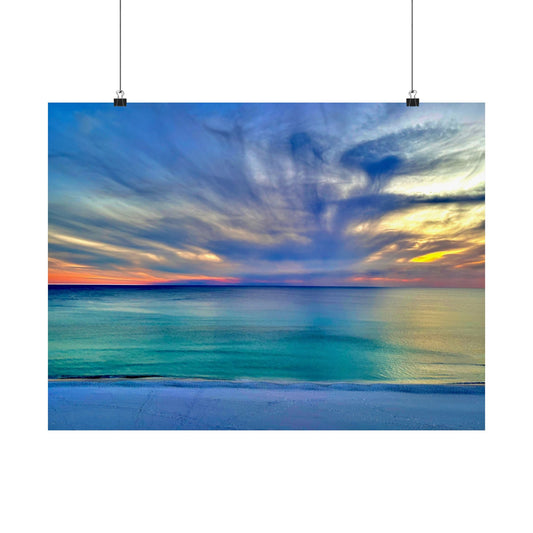 Reflections at Sunset Matte Poster