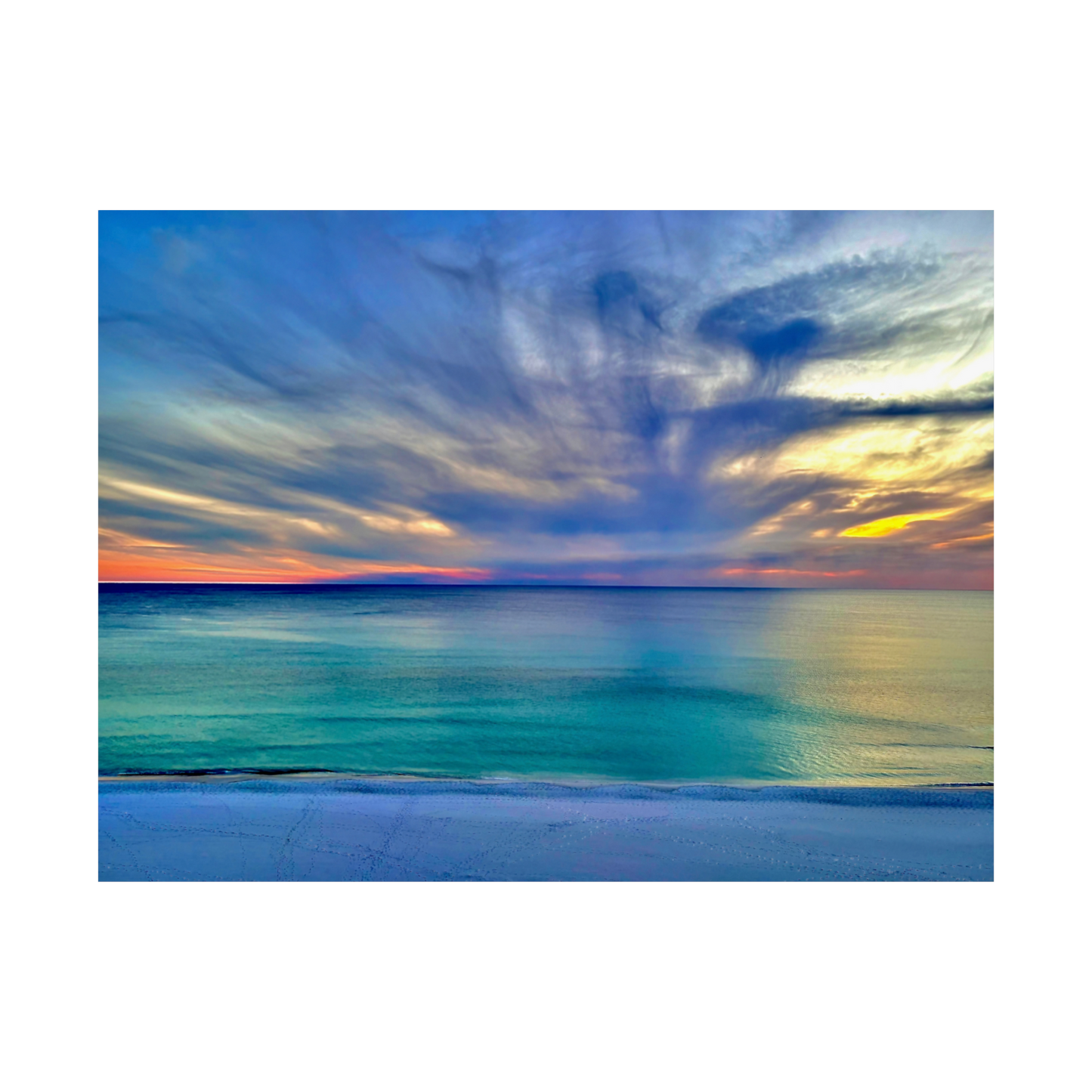 Reflections at Sunset Matte Poster