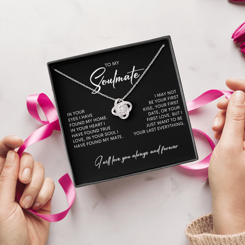 To My Soulmate | Love Knot Necklace