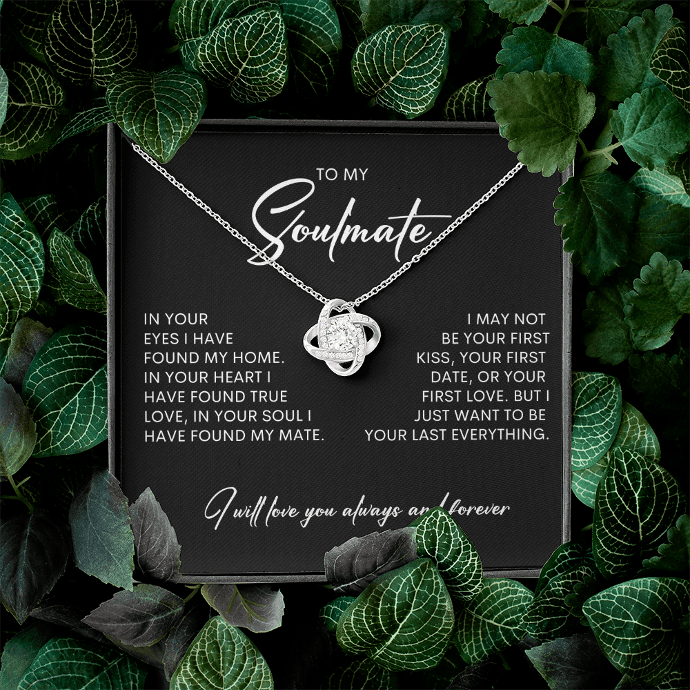 To My Soulmate | Love Knot Necklace