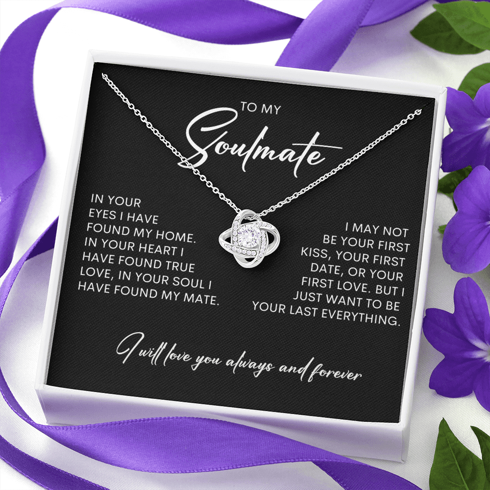 To My Soulmate | Love Knot Necklace
