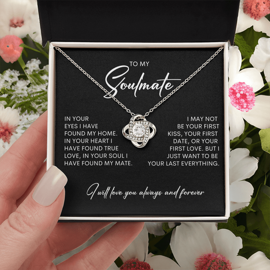 To My Soulmate | Love Knot Necklace