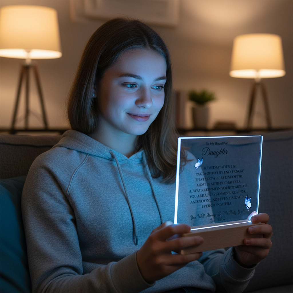 To My Daughter | Light Up Plaque