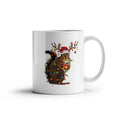 Christmas Squirrel | White Ceramic Mug